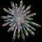 14" Lighted Iridescent Icicle Christmas Tree Topper, Clear Lights